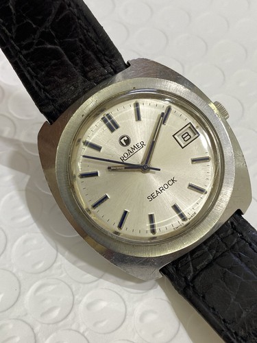 ROAMER SEAROCK Orologio Uomo Carica Manuale Vintage 17 Jewels Swiss Made Cal. 521 - Foto 6 di 17