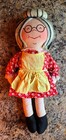 VINTAGE 1960's  GRAMMA  RAG DOLL ,  16" by Joyce Miller for Sears — photo 2