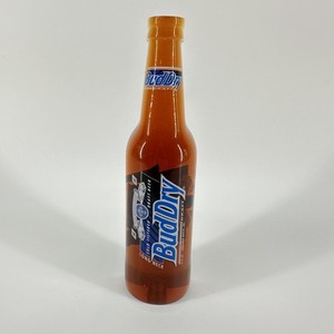 Budweiser Bud Dry Long Neck Draft Beer Tap Handle Knob Amber Bar Pub 12oz Decor