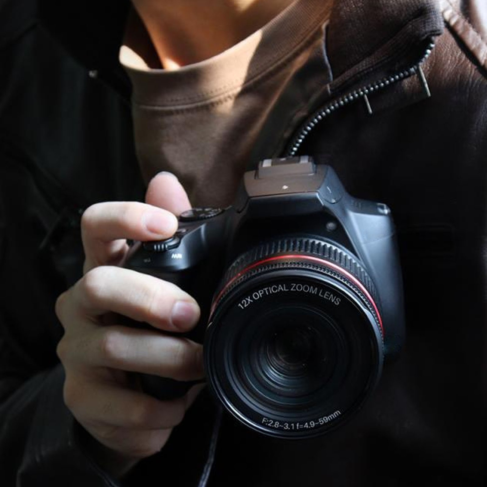 4K Digital Camera For Photography And Video WiFi 72MP 12x 30x Optical Zoom Auto