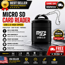 Mini USB 2.0 Micro SD TF Memory Card Reader Adapter for PC Laptop Computer