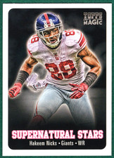 Hakeem Nicks - 2012 Topps Magic Supernatural Stars #SS-HN - Giants Football Card