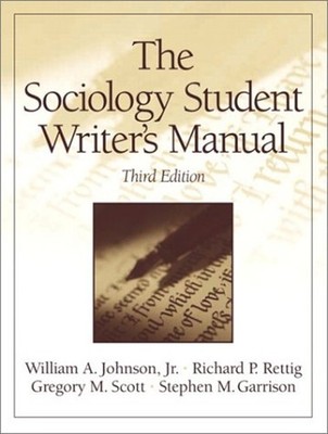The Sociology Student Writer's Manual Paperback