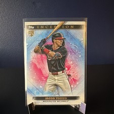 Topps Inception Base Rookie Jacob Young Washington Nationals Baseball Card #45. rookie card picture