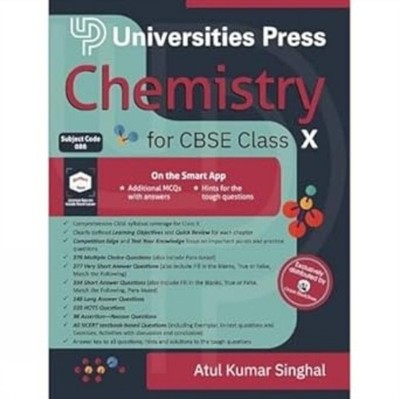 Chemistry for CBSE Class X by Atul Kumar Singhal PAPERBACK 9789393330635