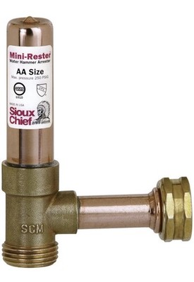 Sioux Chief 660H Mini Rester Water Hammer Arrester 34 Female X 34 Male NEW