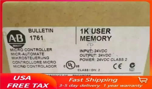New  Sealed AB 1761-L16BBB MicroLogix 1000 16 Point Controller US Free Tax