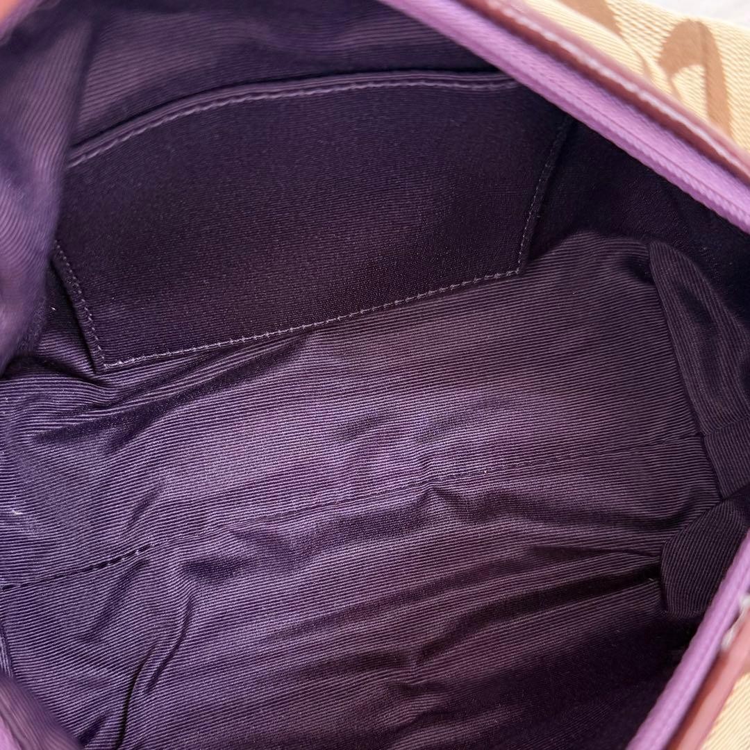 COACH handbag accessory pouch patchwork signature - image 8