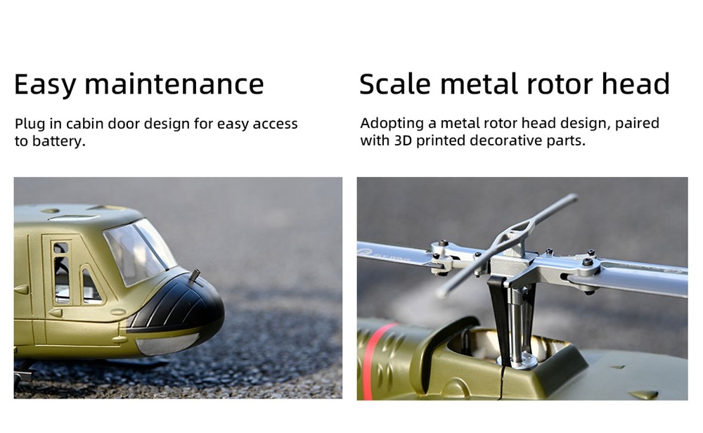 FlyWing UH1 V4 RC Helicopter  M10 GPS ACE Altitude Hold US Plug White RTF New