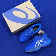 ASICS Court FF 3 Novak Tuna Blue Pure Silver 1041A521-965 Men's Size 4-11.5