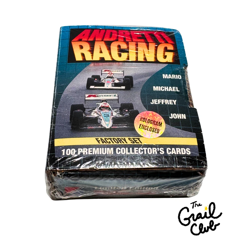 1992 Collect-A-Card Andretti Racing Factory Set 100 Cards Hologram - Free Ship - Image 2 of 4