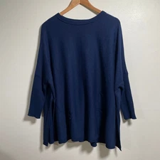 MerSea Catalina Sweater One Size Blue Flowy Casual Coastal Capsule Resort 