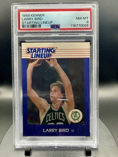 Kenner 1988 Starting Lineup Larry Bird Boston Celtics #33 PSA 8 116770026