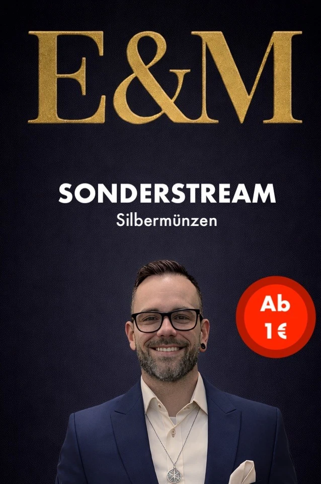 SONDERAUKTION! Silbermünzen & Numismatik ab 1,00€!