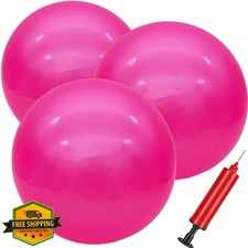 3 Pcs Inflatable Playground Balls 9" w/ Pump
