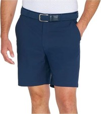 NEW Men's Greg Norman Navy Blue Performance Stretch Golf Shorts Size 34