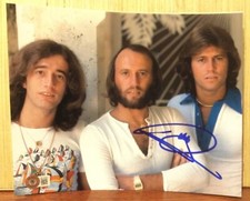 BARRY GIBB SIGNED 8x10 PHOTO YOU SHOULD BE DANCING BEE GEES BECKETT BAS