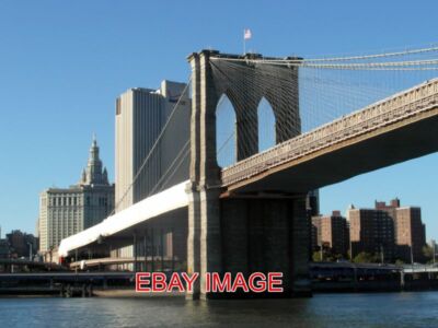PHOTO NEW YORK THE BROOKLYN BRIDGE UK