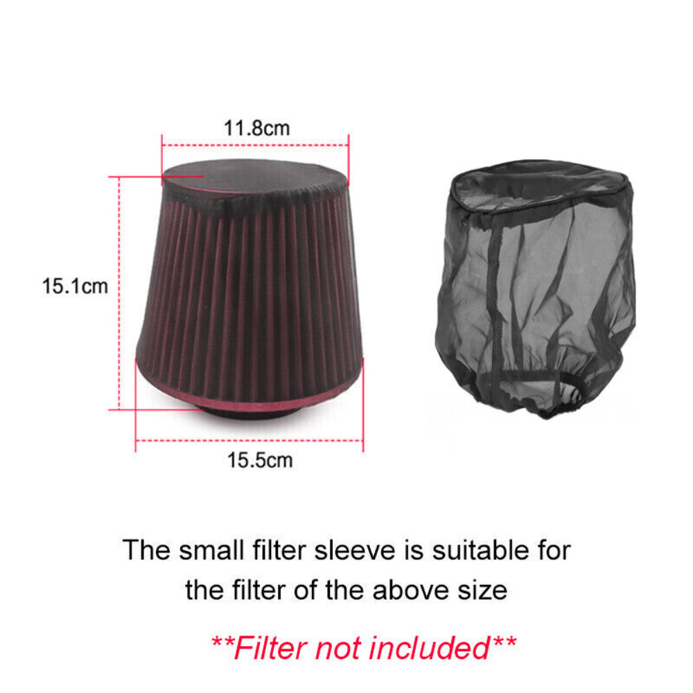 Universal Air Filter Cleaner Protective Cover Cone Rain Sock Cover Waterproof