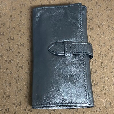 Authentic Cartier Roadster Genuine Black Leather Travel Watch