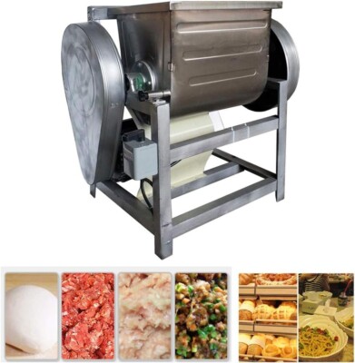 110V Dough Mixer Machine, 30QT Electric Flour Dry powder, Filling Mix Machine