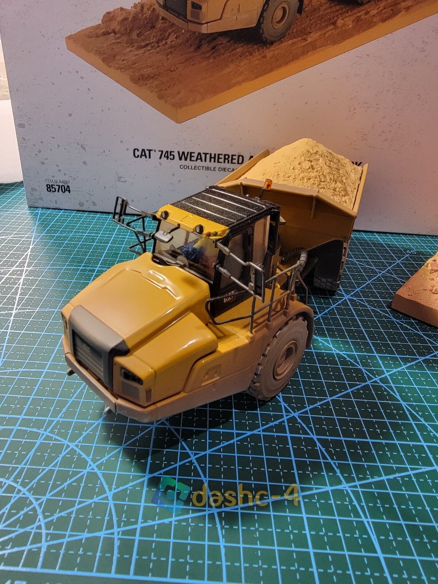 Caterpillar Cat 745 Weathered Articulated Truck 1/50 By Caterpillar Cat 745 Weathered Articulated Truck 1/50 By