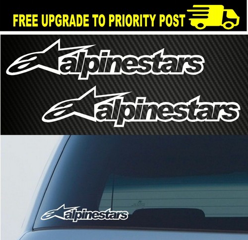 300mm ALPINESTARS Sticker x2 Decals Motorbike Car Ute | eBay Australia