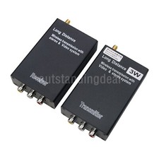 Wireless Audio Video Transmitter AV Sender Receiver 2000M TX RX Set SZ 2.4GHz 3W