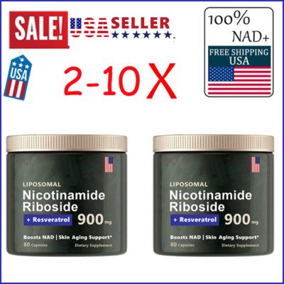 NAD+ Supplement for Anti-Aging Energy Focus & Nicotinamide Riboside Resveratrol
