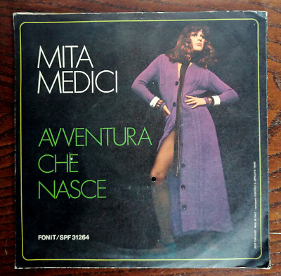 DISCO PROMOZIONALE MITA MEDICI AVVENTURA CHE NASCE  7 '' UN POSTO PER ME Califano