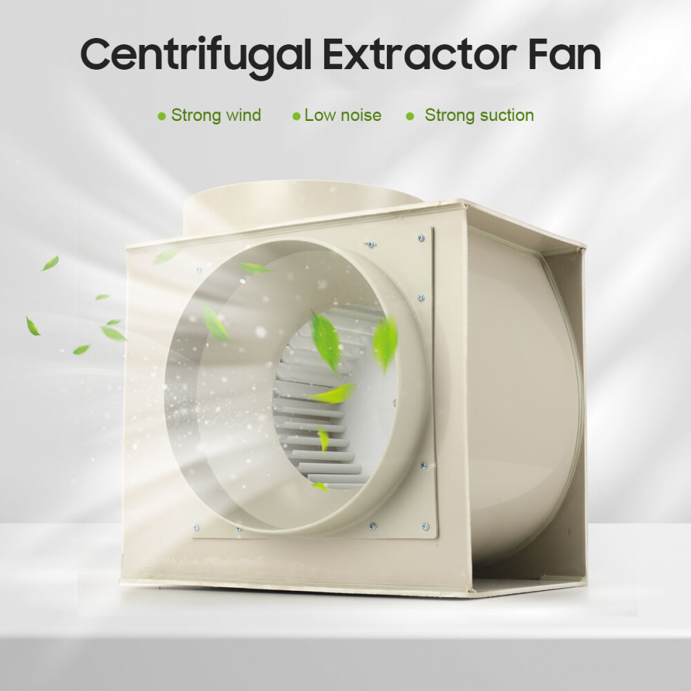 Ventilation Blower Centrifugal Exhaust Fan for Chemical Cabinet Fume Hood Lab US