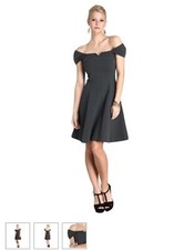 Abito Donna Anni 50- Fisico By Cristina Ferrari - Antracite - TG S - NUOVO