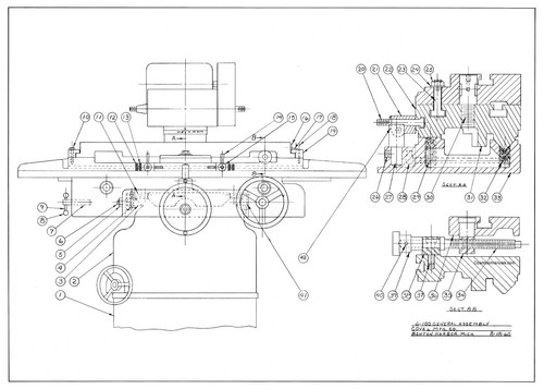 Covel No. 6A Excel Universal Cutter & Tool Grinder Operator Parts Manual 1544 - Picture 2 of 9