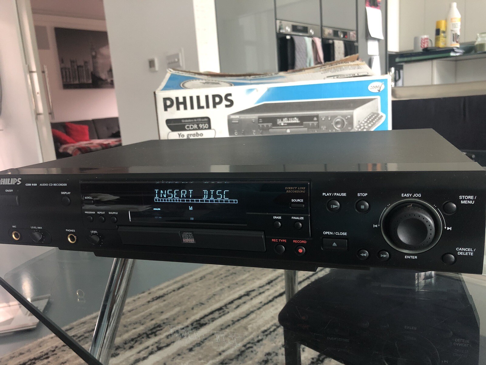Philips CDR785 Audio 3 CD Changer & Recorder CD Player with Remote eBay