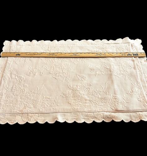 1 The Company Store SOPHIA Matelasse King Sham Pale Pink Cotton - Picture 14 of 17