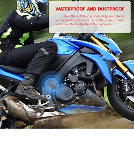 Frame Hole Cover Caps For Suzuki GSX-S1000 GSX-S1000F GSX-S1000GT GSXS1000 2015- - Picture 11 of 16