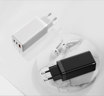 Schnnellladegerät 65W USB-C + USB-A Netzteil für Handy Laptop Tablet iPhone 17
