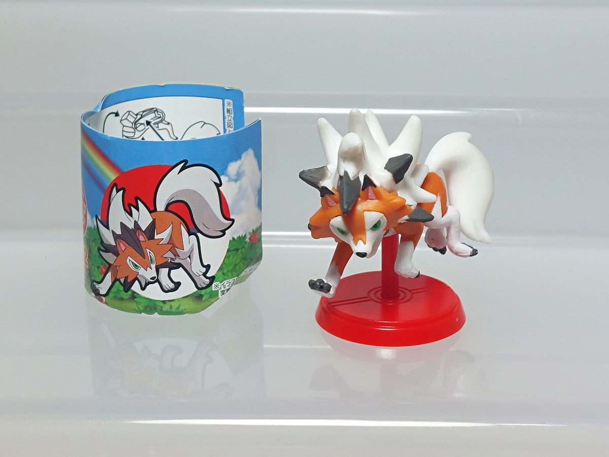 Ash's Lycanroc Dusk Form Choco Egg Pokemon Figure Furuta 2019