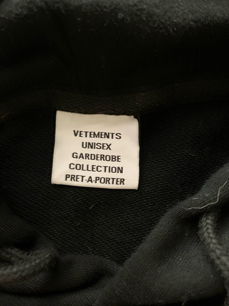 VETEMENTS Overpriced Birthday Gift Hoodie Oversized Fit Pointed
