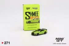 Mini GT x Tarmac Works 1:64  Ford Mustang Shelby GT500 Grabber Lime MGT00271-L