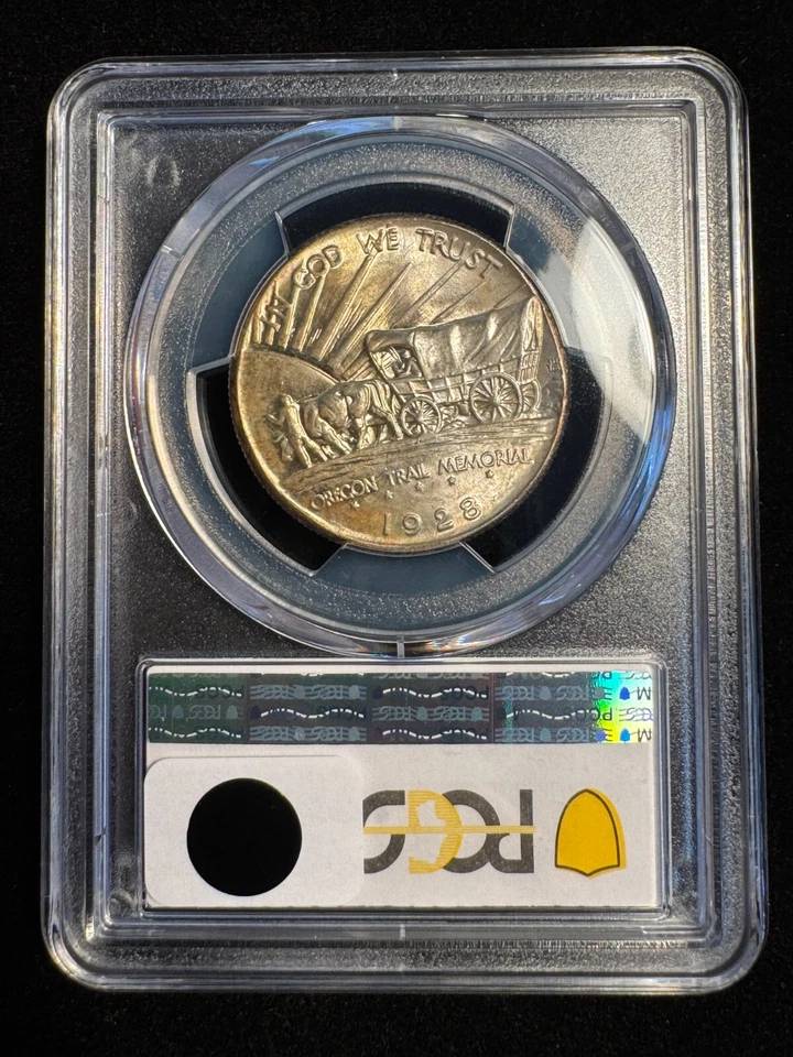 PCGS MS66+ 1928 Oregon Commemorative Half Dollar Plus - Image 3 of 3