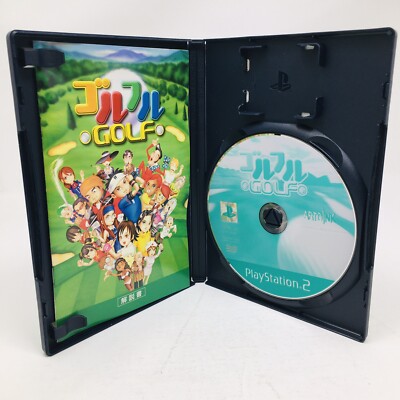 Golful Golf Japan Sony Playstation 2 PS2 game Video Game Case