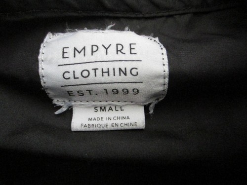 EMPYRE Black Full Zip Hooded Windbreaker w/ roses & bones – Wmns Small - Picture 6 of 8