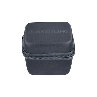 Breitling Uhrenetui Reiseetui Reisebox Etui Schwarz service travel case pouch