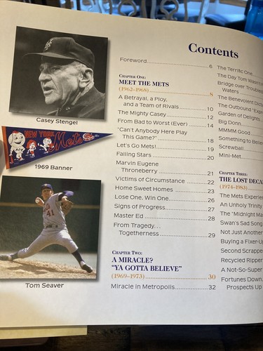 New York Mets Yesterday & Today 2010 published hardback book. Baseball history - Picture 4 of 24