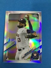 F123,341 2021 Topps Chrome Refractor CRISTIAN JAVIER ASTROS RC