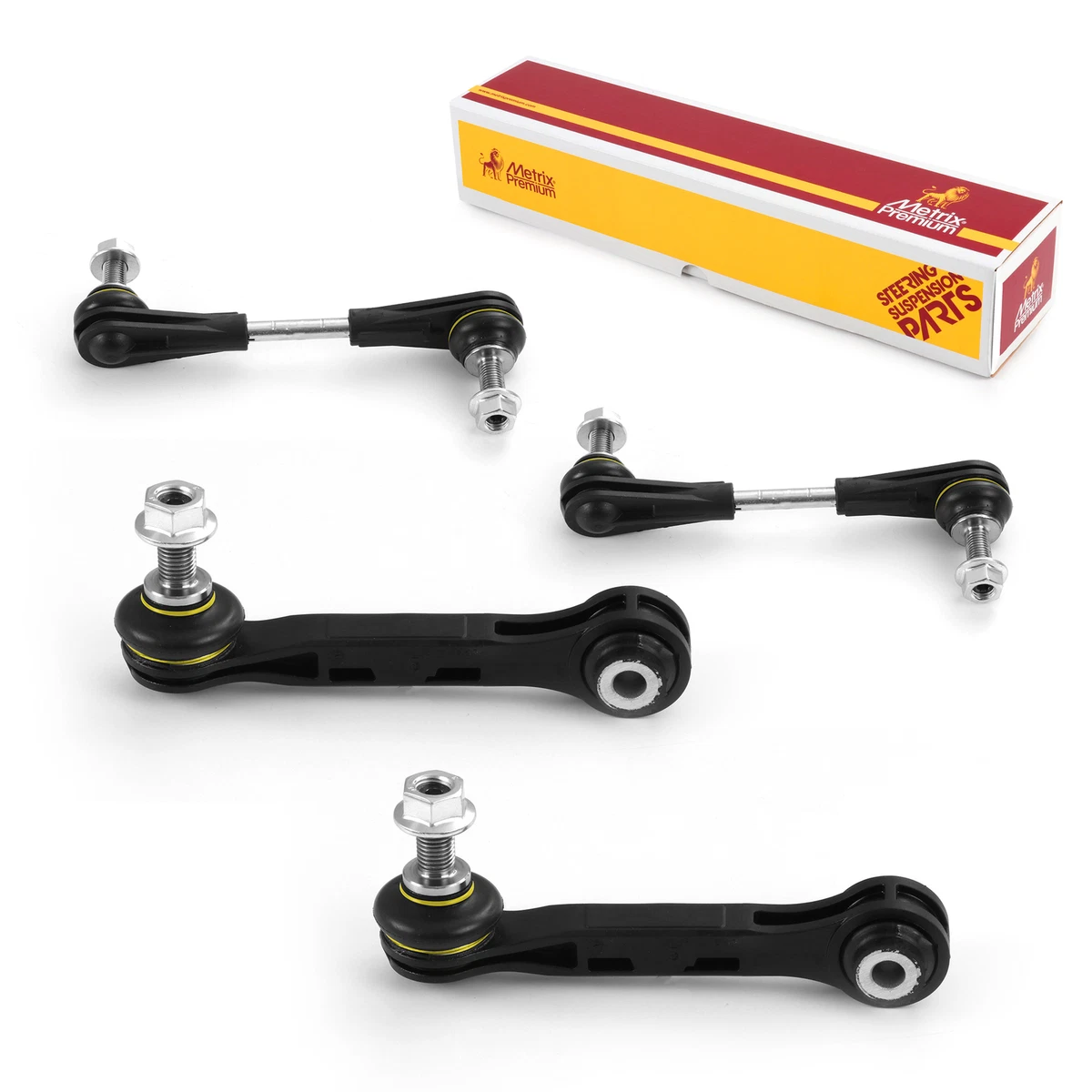 Sway Bar Link Front and Rear 4 PCS Kit 31306861485, 33506861482 