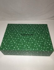 Balenciaga Designer Gift Box-Magnetic Close-Green/Pattern- 35.5 × 25.5 x 10.5cm