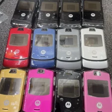 Motorola RAZR V3 Unlocked Flip GSM 850 /900 /1800 /1900 Bluetooth  Mobile Phone
