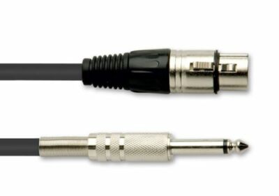 Cavo XLR-jack Da 2m Con Connettori Placcati Oro – Per Console E Altoparlanti